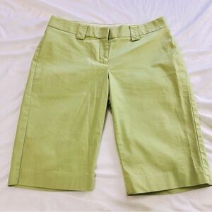 Express Design Studio Green Bermuda Shorts